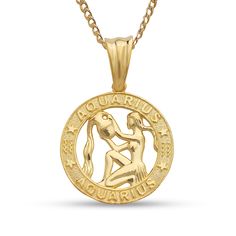 Details:- Material: Solid 14K yellow gold pendant with Cuban chain- Size pendant: 20x20 mm- Weight pendant: approximately 2,7 gr- Weight chain: 2.5 g (in lench 20" ), 2.8 g (in lench 22" ),- Widht chain: 2mm- Handmade in the USA Description:Introducing our exquisite 14k Yellow Gold Zodiac Pendant with a Cuban Gold Chain. Handmade with precision and passion right here in Brooklyn, this pendant is a true testament to craftsmanship and elegance.Each pendant features a beautifully detailed zodiac sy Yellow Gold Zodiac Sign Amulet Necklace, Gold-plated Zodiac Sign Necklaces In Yellow Gold, Yellow Gold Zodiac Sign Pendant Jewelry, Gold Plated Zodiac Sign Pendant Jewelry, Gold Zodiac Sign Pendant Necklaces, 10k Gold Chain, Zodiac Sign Necklace, Sign Necklace, Capricorn And Aquarius