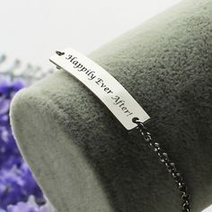 Gifts For Girlfriend: Engraved Name Bar Bracelet Sterling Silver Personalized Name Bracelet For Anniversary, Meaningful Personalized Name Bracelet For Anniversary, Mother's Day Engraved Sterling Silver Bracelets, Engraved Sterling Silver Name Bracelet For Mother's Day, Engraved Sterling Silver Bracelets For Mother's Day, Mother's Day Sterling Silver Engraved Bracelets, Meaningful Silver Name Bracelet As Gift, Personalized Meaningful Name Bracelet For Friendship, Personalized Name Bracelet For Friendship