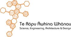 the logo for te rou luhuna uhanua science, engineering, architecture & design