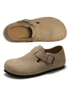 Classic Leather Clogs: The upper and insole providing a soft and cozy touch for ultimate comfort. The worn buckle features a complemented by vintage tones, this classic design will go perfect look with your closet. Slip them on and you're off!
Ultimate Comfort: Soft deep heel cup cork footbed fits the foot shape great, preventing slipping off. Arch support relieves pressure, giving your tired feet a relaxing experience. Adjustable buckle allows various feet and lets you stay comfortably stylish Cartoon Slide, Women Flat Sandals, Clogs Style, Footbed Sandals, Animal Cartoon, Buckle Shoes, Leather Clogs, Womens Sandals Flat, Classic Leather