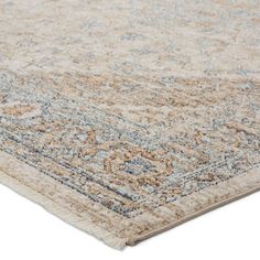 This antique-inspired area rug features an updated traditional style with an intricate medallion and border design paired with a short, cream fringe. The floral details spring to life in hues of beige, blue, cream, and orange with neutral hints of light brown and gray. This indoor rug lends the perfect layer to high and low-trafficked areas of the home. Canora Grey Rug Size: Runner 3' x 10' | Beige / Gray 3' x 10' Area Rug - Canora Grey Heir Medallion Beige / Blue Rug 120.0 x 36.0 x 0.5 in white Baige And Blue 11 X 12 Rug, Updated Traditional, Indoor Rug, Grey Rug, Rug Brown, Antique Inspiration, White Rug, Blue Cream, Indoor Rugs