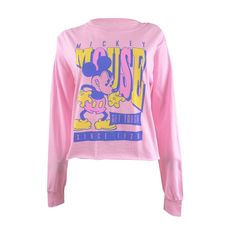 New With Original Tags Style: Blouse, Size Type: Juniors, ,, Long Sleeve, 100% Cotton, Machine Wash, Inseam: Style Blouse, Disney Junior, Junior Outfits, Pink Color, Graphic T Shirt, Graphic Sweatshirt, Top Blouse, Womens Tops, Sweatshirts