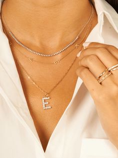 LeMel is known for its dainty gold jewelry. This classic gold chain is a modern basic for every woman. We are in love with this delicate mini paperclip chain necklace that can be worn on its own, layered with other necklaces, or holding your favorite charms and pendants. Our 14K gold chain has delicate rectangular ‚paperclip‚ links which give this chain a cool modern look! Available in 16", 18", 20", and 24" - there is a perfect length for just about anyone! Elegant Everyday Charm Necklaces With Paperclip Chain, Elegant Everyday Initial Necklace With Paperclip Chain, Dainty Diamond Necklace With Adjustable Chain For Everyday, Everyday Fine Jewelry Paperclip Chain Necklace, 14k Gold Charm Necklace With Figaro Chain, Elegant Initial Pendant Necklace With Paperclip Chain, Dainty 14k Gold Charm Necklace With Paperclip Chain, Dainty 14k Gold Charm Necklaces With Paperclip Chain, Minimalist Jewelry With Initial Pendant On Paperclip Chain