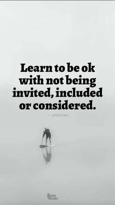 a person on a surfboard in the water with a quote about learning to be ok