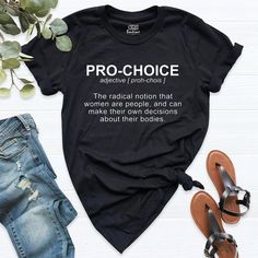 "Pro Choice Shirt, Protest Shirt, Protect Roe Wade Shirt, Reo T-Shirt, Activist Shirt, 1973 Roe Tee, Women's Rights Shirt, Feminist T-Shirt, HI! Welcome to my store, I'm delighted to see you here. My store's main goal is to provide you with premium everyday apparel with the best graphic t-shirts. I see you as a friend, not just a customer. I'm sure you'll love my designs. So, here is a brief description for you to-see-the order-process: 1. Please, Check and Review all Photos. 2. Select Your T-Sh Roe Wade, Funny Single, Definition Shirt, Sarcastic Shirts Funny, Single Humor, Anti Valentines Day, Single Shirt, Feminist Quotes, Women's Rights