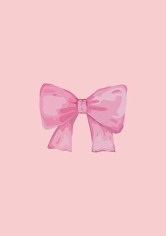 a pink bow on a pink background