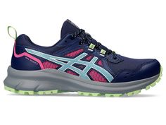 Women's TRAIL SCOUT 3 | Deep Ocean/Gris Blue | Running Shoes | ASICS Casual Asics Trail Running Shoes For Walking, Asics Waterproof Trail Running Shoes, Asics Waterproof Running Shoes For Trail, Asics Trail Running Shoes With Cushioned Footbed For Hiking, Asics Low-top Trail Running Shoes For Walking, Asics Trail Running Shoes For Walking, Blue Asics Sneakers For Trail Running, Asics Blue Sneakers For Trail Running, Asics Hiking Sneakers With Gel Cushioning