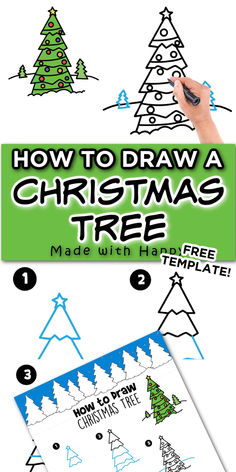 Create your own Christmas art with a Christmas Tree Drawing! Perfect for festive fun and sparking creativity during the holidays. Draw Christmas Tree Easy, Christmas Guided Drawing, Easy To Draw Christmas Pictures For Kids, Drawing A Christmas Tree, How To Draw A Christmas Tree Easy, How To Draw A Christmas Tree, Draw A Christmas Tree Easy, Easy Christmas Tree Drawing, Christmas Tree Drawings