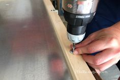 Magnetic board - add a heavy duty hanger Drill Bits