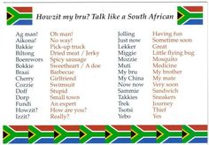 an african language poster with the words how many things like south africa are written in different languages