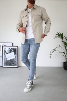 Everyday Collared Shacket With Button Cuffs, Beige Winter Shirt With Pockets, Winter Beige Shirt With Pockets, Winter Streetwear Shirt With Button Closure, Everyday Shirt With Buttoned Pockets And Lapel Collar, Everyday Shirt With Lapel Collar And Buttoned Pockets, Everyday Shacket With Button Cuffs And Lapel Collar, Beige Button-up Winter Shirt, Winter Beige Button-up Shirt