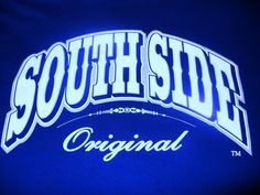 the logo for southside's original t - shirt