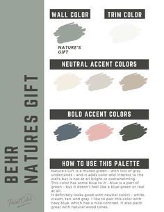 the different shades of paint that you can use to create your own wallpapers