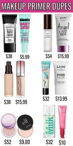 Drugstore Makeup Primer, Best Face Primer For Combination Skin, Elf Makeup Brand, Clean Girl Makeup Products Drugstore, Best Make Up Products 2022, Begginer Make Up Products, Best Makeup 2023, Best Makeup Products 2023, Best Cheap Makeup Products