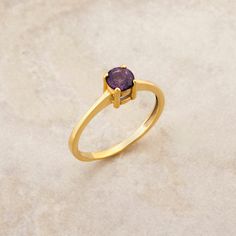 Genuine Natural Amethyst Solid Gold Ring 9K-14K-18K,Spiritual Gemstone,Minimalist ring.Amethysts,February's birthstone,have been symbols of royalty and spirituality for centuries.They hold wisdom,piety and good fortune for the wearer.Find a wide range of Semi-Precious stones Rings to buy online, crafted from pure gold in very competitive prices. Home Page: https://www.etsy.com/shop/ByGema ♥♥ GEMSTONES ● AMETHYST: Stone's Dimensions -> 4.5mm - 4.5mm (approx. 0.18in - 1.18in). Stone's weight -> 0. Formal Yellow Gold Amethyst Birthstone Ring, Yellow Gold Amethyst Birthstone Ring, Yellow Gold Amethyst Ring With Center Stone For Promise, Gold Amethyst Birthstone Ring With Accent Stones, Yellow Gold Birthstone Ring With Amethyst Center Stone, Formal Gold Amethyst Ring With Birthstone, Yellow Gold Round Cut Amethyst Ring For Anniversary, Formal Gold Amethyst Birthstone Ring, Round Cut Yellow Gold Amethyst Ring For Anniversary