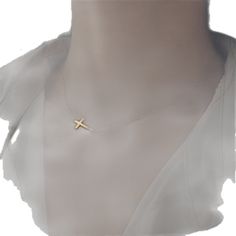 DAINTY CROSS NECKLACE - Katie Rae Collection Minimalist Clavicle Chain Necklace With Cross Pendant, Elegant Crucifix Cross Necklace, Simple Necklace With Delicate Chain And Cross Pendant, Minimalist Cross Charm Necklace With Delicate Chain, Everyday Cross Charm Necklace With Clavicle Chain, Minimalist Cross Pendant Charm Necklace, Minimalist Cross Necklace With Delicate Chain, Simple Everyday Cross Necklace, Delicate Everyday Cross Necklace