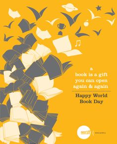 the book is a gift you can open again and again happy world book day