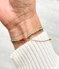 Adjustable Beaded Bracelet, Tiny Beaded Bracelet, Friendship Bracelet, Surf Bracelet, Seed Bead Bracelet, Delicate Bracelet, Gift for Friend - Etsy Adjustable Beaded Bracelet, Surf Bracelet, Bracelet Friendship, Seed Bead Bracelet, Miyuki Beads, Seed Bead Bracelets, Nylon Headbands, Gift For Friend, Gold Hoops