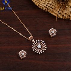 Welcome to our listing for a stunning Diamond Pendant & Earring Set that will leave you truly mesmerized!   We are blessed with 5000+ satisfied customer with great response.  Pendant & Earring-9   ✥ 𝐌𝐚𝐢𝐧 𝐒𝐭𝐨𝐧𝐞 𝐃𝐞𝐭𝐚𝐢𝐥𝐬  ↣ Shape : Round Cut ↣ Type: CVD/HPHT ↣ Weight- 1.14 TDW- 91 Diamond  (0.008ct Round EF VS - 48 Diamond)  (0.025ct Round EF VS - 7 Diamond)  (0.012ct Round EF VS - 18 Diamond)  (0.018ct Round EF VS - 18 Diamond) ↣ Gold Weight (Rose Gold) : 10 K -7.50 gm 14 K -9.50 g Rose Gold Diamond Jewelry Sets For Anniversary, Dazzling Rose Gold Diamond Jewelry Sets, Dazzling Rose Gold Lab Grown Diamond Jewelry, Fine Jewelry In Rose Gold With Lab Grown Diamonds, Fine Jewelry In Rose Gold With Lab-grown Diamonds, Fine Jewelry Rose Gold Lab Grown Diamond, Rose Gold Lab Grown Diamond Jewelry, Rose Gold Lab-grown Diamond Jewelry For Wedding, Rose Gold Lab-grown Diamond Wedding Jewelry