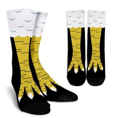 Chicken Feet Socks Chicken Leg Socks, Chicken Shoes, Weird Socks, Funny Chickens, Feet Socks, Bee Sock, Socks Ideas, Book Socks, Cheap Fun Socks With Character Print