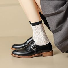 CHIKO Phoenix Round Toe Block Heels Oxfords Shoes Oxford Shoes Heels, Oxfords Shoes, Oxford Heels, Leather Items, Block Heels, Phoenix, Rubber Sole, Oxford Shoes, Heel Height