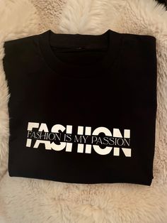 Fashion T-Shirt - Jarix Fashions Black Slogan T-shirt For Fall, Chic Cotton T-shirt For Fall, Trendy T-shirt For Night Out In Summer, Short Sleeve T-shirt For Night Out In Fall, Trendy Black T-shirt For Fall, Trendy Black T-shirt With Graphic Print, Trendy Black Cotton T-shirt, Chic Cotton T-shirt For Night Out, Black Cotton T-shirt For Fall