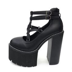 Chunky Devil Doll Shoes - Goth Mall