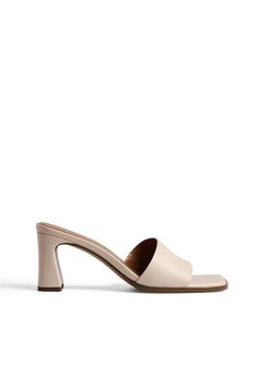 Flared Block Heel Sandals Beige | NA-KD Kd Shoes, Heel Design, Open Toed Heels, Block Heel Sandals, Future Fashion, Designer Heels, Block Heels Sandal, Na Kd, Heel Sandals