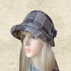 This cloche hat has a wide brim. The brim can be turned up or turned down. It's easy to take shape you want. It is an elegant accessory for many occasions. One size fits most (21 - 22 inches) This hat can be flat packed for suitcases or handbags . Hand wash and lay flat to dry. NOTE Actual color may slightly different depending on your monitor. Brimmed Felt Hat For Winter, Winter Brimmed Felt Hat, One Size, Brimmed Winter Hats For Cold Weather, Adjustable Wide Brim Cloche Hat For Winter, Winter Brimmed Hat One Size, One-size Winter Brimmed Hats, One Size Winter Brimmed Hat, One Size Winter Felt Hat, Winter Adjustable Brimmed Mini Hat