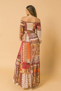 HARBOR POINT WOVEN MAXI DRESS l FLYING TOMATO | Flying Tomato Multicolor Chiffon Maxi Dress, Multicolor Chiffon Floor-length Dress, Multicolor Floor-length Chiffon Dress, Multicolor Bohemian Maxi Dress, Fall Multicolor Maxi Dress, Bohemian Fitted Chiffon Maxi Dress, Fitted Bohemian Chiffon Maxi Dress, Fall Floor-length Maxi Dress, Multicolor Printed Chiffon Maxi Dress