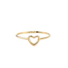 "Gold Heart Ring 9K, Love Ring, Minimalist Stackable Rings, Valentines Gift for Her, Stacking tiny heart ring 𝐏𝐑𝐎𝐃𝐔𝐂𝐓 𝐃𝐄𝐓𝐀𝐈𝐋𝐒 material: Gold Kt: k9 Weight: ~0.5 gr Heart: 0.7×0.5 cm ✦ Handmade in Greece We ship worldwide by DHL Express! Free Shipping for orders over 100€! Europe Transit Time : 1-2 working days / All other countries Transit Time: 2-5 working days ✧ If you have any questions about this item, please hit the \"Contact\" button and we will get back to you within 24 hour Minimalist Open Heart Ring, Minimalist Heart Ring With Charm For Promise, Minimalist Midi Rings With Heart Charm, Everyday 14k Gold Heart Stackable Rings, Minimalist Heart Ring With Open Heart Charm, Minimalist Heart Charm Ring For Everyday, Minimalist Open Heart Ring With Heart Charm, Minimalist Everyday Heart Ring With Charm, Minimalist Heart Charm Ring For Everyday Wear