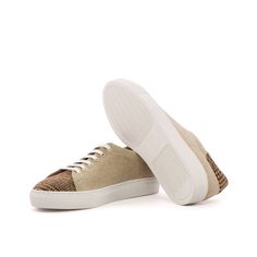 Beghoso Trainer Sneaker - Q by QS Shoes Beige, Casual Trainers, Casual Styles, Leather Artisan, Fine Print, Trainer Sneakers, Derby Shoes, Classic Man, Handmade Shoes