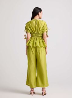 Infuse your wardrobe with charm and elegance with our lime green chanderi pants. Adorned with intricate floral cutwork and delicate beadwork, these pants are a perfect blend of sophistication and style, adding a vibrant touch to any ensemble. Floral Cutwork, International Style, Cut Work, Green Fabric, Lime Green, Bead Work, Custom Sizing, Women Wear, Wardrobe