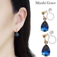 Blue crystal clip on earrings, invisible clip on earrings dangle, comfortable gold teardrop clip earrings, non pierced earrings 🌟MiyabiGrace Front page https://www.etsy.com/shop/MiyabiGrace ✨More sparkly crystal invisible clip on earrings https://www.etsy.com/jp/shop/MiyabiGrace?search_query=crystal+clip Details ◆Length:0.7 inches (1.8 cm) ◆Weight:2 g (0.07 oz) ◆Color: Blue ✨These stones shimmer and these clip on earrings are elegant and dainty. They dangle beautifully and catch the light. Thes Luxury Gemstone Clip-on Earrings, Luxury Polished Drop Clip-on Earrings, Cheap Clip-on Earrings For Gifts, Affordable Vintage Formal Clip-on Earrings, Luxury Handmade Clip-on Earrings, Adjustable Metal Clip-on Earrings, Luxury Diamond Drop Clip-on Earrings, Gold Earrings For Kids, Fake Earrings