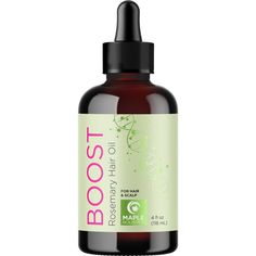 Volumize and get a thicker-look with our Boost Rosemary Hair Oil featuring almond, jojoba and castor oils to restore vibrancy to your locks! Hair Oil For Dry Hair, Hair Thickening Serum, Moisturizing Hair Oil, Pumpkin Oil, Rosemary Oil For Hair, Castor Oil For Hair, Hair Pack, Hair Growth Serum, Scalp Oil