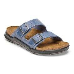 Arizona Crosstown Men Waxy Leather Elemental Blue, Rugged Men, Boys Sandals, Suede Fashion, Strap Wedge, Go Off, Off The Beaten Path, Shoe Insoles, Girls Sandals