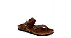 Brown White Mountain Womens Gracie | Sandals | Rack Room Shoes Casual Toe Ring Sandals With Adjustable Strap, Brown T-strap Footbed Sandals For Summer, Casual Toe Ring Sandals With Buckle Closure, Casual Toe Ring Sandals With Buckle For Vacation, Adjustable Buckle Closure Comfortable Flip Flops, Summer T-strap Footbed Sandals With Textured Footbed, Summer Textured Footbed T-strap Sandals, Casual Toe Loop Flip Flops With Buckle Closure, Adjustable Single Toe Strap Footbed Sandals For Summer