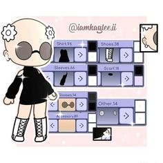 78 ideas de Gacha life outfit en 2022 | diseño de club, trajes de ...