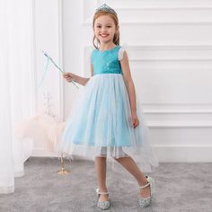 100cm 2/3y 110cm 3/4y 120cm 4/5y 130cm 5/6y 140cm 6/7y Playful White Princess Dress For Dress-up, Playful White Sleeveless Princess Dress, White Sleeveless Playful Princess Dress, Sequin Costume, Pink Tulle Dress, Pumpkin Dress, Girls Tulle Dress, Floral High Low Dress, Ice Dresses