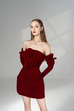 Amora A-line Cold Shoulder Sleeved Velvet Mini Dress | MEAN BLVD Elegant Off Shoulder Dress For Gala, Elegant A-line Velvet Party Dress, Fitted A-line Off Shoulder Dress For Gala, Evening A-line Velvet Dress, Fitted Evening Dress For Winter Gala, Elegant Mini Velvet Party Dress, Fitted Off Shoulder Dress For Gala Evenings, Luxury Evening Dresses For Winter, Elegant A-line Evening Dress For Winter