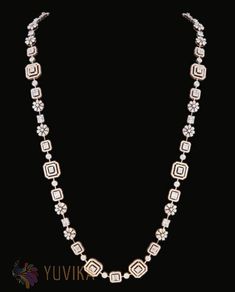 Traditional Diamond Pendant Necklace, Traditional Diamond Necklace Gift, Indian Daimond Necklaces, Traditional Hand-set Diamond Necklace For Celebrations, Karaikudi Diamond Necklace, Diamond Necklace Simple, Diamond Mangalsutra