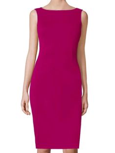 Sheath Dress Fuchsia Aspen – Caeli Couture Straight Cut Dress, Pink Sheath Dress, Floral Frocks, Green Shift Dress, Magenta Dress, Fuchsia Dress, Timeless Dress, Novelty Fabric, Hot Pink Dresses