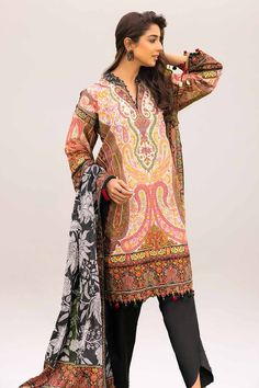 Brand: Gul AhmedProduct: CL-42233Collection: Gul Ahmed Summer Story Vol-02 Unstitched Lawn CollectionFabric: Lawn PRODUCT DETAILS: Printed Lawn Dupatta – 2.5 Meters Printed Lawn Shirt – 1.75 Meters Dyed Trouser – 1.75 Meters DISCLAIMER:* Lining, Laces, and Tassels are not included in unstitched variants.* Embellishment items in stitched outfits are subject to market availability.* Product color may vary due to photographic lighting or your device settings. CARE INSTRUCTIONS: Extra Fabric Has Been Used For Shoot Original Color May Vary Slightly From The Picture Dry Clean Recommended Iron The Clothes At Moderate Temperature Do Not Use Bleach, Or Stain Removing Chemicals Damp Fabric Should Not Be Exposed To Sunlight Gul Ahmed Summer Story Vol-02 Unstitched Lawn Collection Authenticity Guarant Asian Designers, Summer Story, Lawn Suit, Gul Ahmed, Unstitched Suits, Lawn Shirts, Lawn Suits, Asian Outfits, Extra Fabric