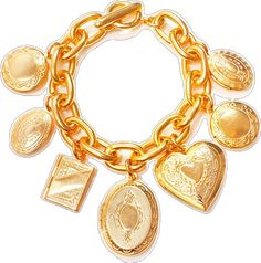 Gold Plated Bracelets, Heart Locket, A Heart, Czech Glass, Locket, Gold Plate, Bracelet, Gold, Gifts