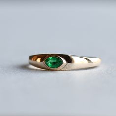 Signet Ring Emerald, Classic Gold Marquise Emerald Ring, Classic Marquise Emerald Ring In Gold, Gold Marquise Emerald Ring In 14k Gold, Heirloom Marquise Emerald Ring, Marquise Emerald Ring In Gold, Green Marquise Emerald Rings, Marquise Emerald Ring In Yellow Gold, Heirloom Marquise Emerald Ring In 14k Gold