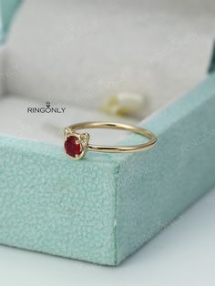 Animal cat ring Ruby ring Unique engagement ring Women Wedding Diamond Jewelry Bridal Anniversary Birthday gift for her Birthstone Matching You may interested the necklace. https://www.etsy.com/au/listing/557251487/ruby-necklace-gold-wedding-cat-necklaces?ref=listings_manager_grid PRODUCT SPECIFICATIONS Handmade item -Metal Type:Yellow Gold,White Gold,Rose Gold,(14K or 18K) Natural Ruby -Size: 4mm Natural Diamond -Carat: about 0.006ct -Color: G-H -Clarity: VS-SI -Cut: VG -Ring Front Size: 5.72mm 14k Gold Emerald Ring For Proposal, Fine Jewelry Emerald Ring For Proposal, Heirloom Style Lab-created Ruby Diamond Ring As Gift, Dainty Round Halo Setting Wedding Ring, Heirloom Style Lab-created Ruby Diamond Ring Gift, Fine Jewelry Solitaire For Wedding, Solitaire Fine Jewelry For Wedding, Solitaire Wedding Jewelry In Fine Style, Dainty Round Emerald Ring For Anniversary