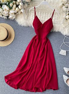 Stylish v neck backless dress summer dress 045 Fabric: blended Color: burgundy, pink, red, green,yellow,black Size(cm): S, M, L S length 110 bust 86 waist 64 M length 110 bust 90 waist 68 L length 110 bust 94 waist 72 Elegant V-neck Backless Summer Dress, Red V-neck Backless Summer Dress, Solid V-neck Suspender Dress For Party, Fitted V-neck Backless Summer Dress, Elegant V-neck Suspender Dress For Date Night, Fitted V-neck Suspender Sundress, Fitted V-neck Backless Dress For Summer, Summer V-neck Backless Dress, Backless Solid Color Summer Dress