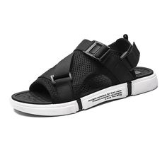 Color: Other,Black Closure Type: Velcro Feature: Slip Resistant,Two-ways Size: US 10.5,US 8,US 9,US 10,US 11,US 7.5,US 8.5,US 6.5 Shoes Type: Outdoor Sandals,Beach Sandals Toe Type: Opened Upper Material: Mesh,Cloth Outsole Material: Rubber Casual Beach Sandals, Popular Blogs, Sandals Beach, Outdoor Sandals, Sandals For Sale, Beach Sandals, Save The Planet, Types Of Shoes, Black Sandals