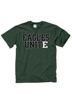 Show everyone you root for the Eagles with this Eastern Michigan Eagles Mens Green Slogan Short Sleeve T Shirt! Rally House has a great selection of new and exclusive Eastern Michigan Eagles t-shirts, hats, gifts and apparel, in-store and online. Cheap Jersey College T-shirt, Football Season Team Name Cotton T-shirt, Sports Fan Apparel T-shirt With Text Print, Team-colored Graphic Tee With Team Name, Green T-shirt With Team Name For Game Day, Green Short Sleeve Team Spirit T-shirt, Graphic Tee With Team Name In Team Colors, Green T-shirt With Letter Print For Football Season, Sporty Green Tops For Fan Gear