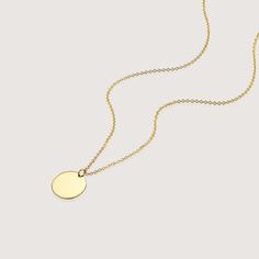 The Chiara necklace is a light gold round disc necklace that you just NEED. Wheather you wear it alone or stacked, with your another necklace or bare alone- it's perfect. Add a personal touch to your Chiara necklace with an engraved portrait of a loved one on one side and their name engraved on the opposite side. If you can dream it- we can make it happen. All features can be customized! Talk to us, we love making custom designs. Our jewelry is carefully handmade in our atelier To order by phone call +972(0)722991000 Letter Bracelet, Letter Gifts, Disc Necklace, Phone Call, Pendant Rings, Bracelet Collection, Girls Earrings, Diamond Bracelets, Make It Happen